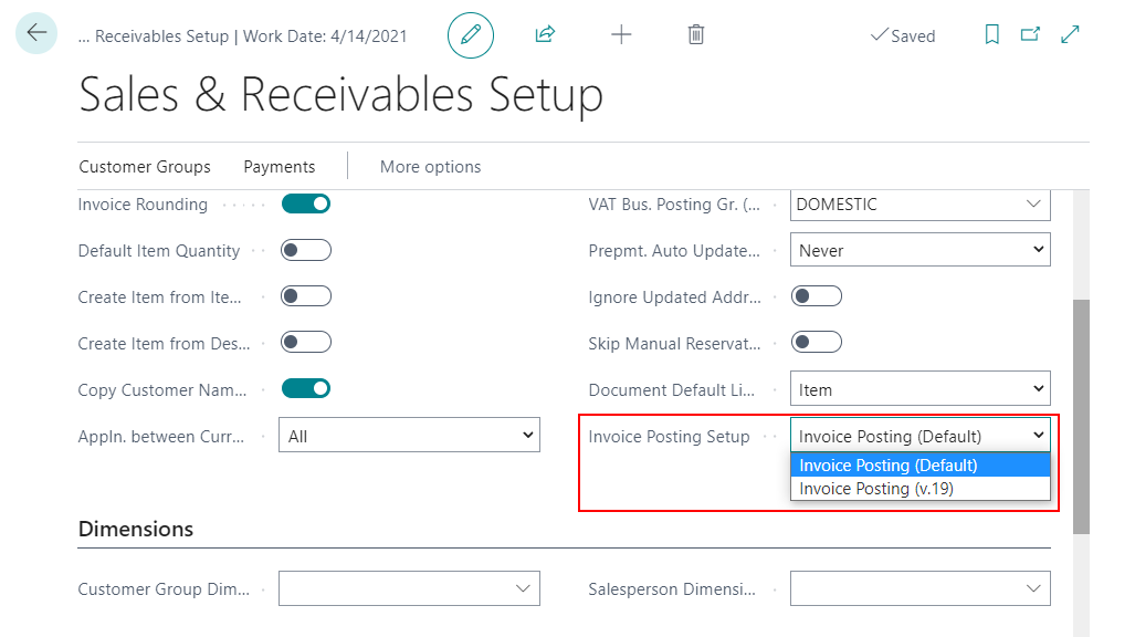 Business Central 2021 wave 2 (BC19) new features: Extend general ledger ...