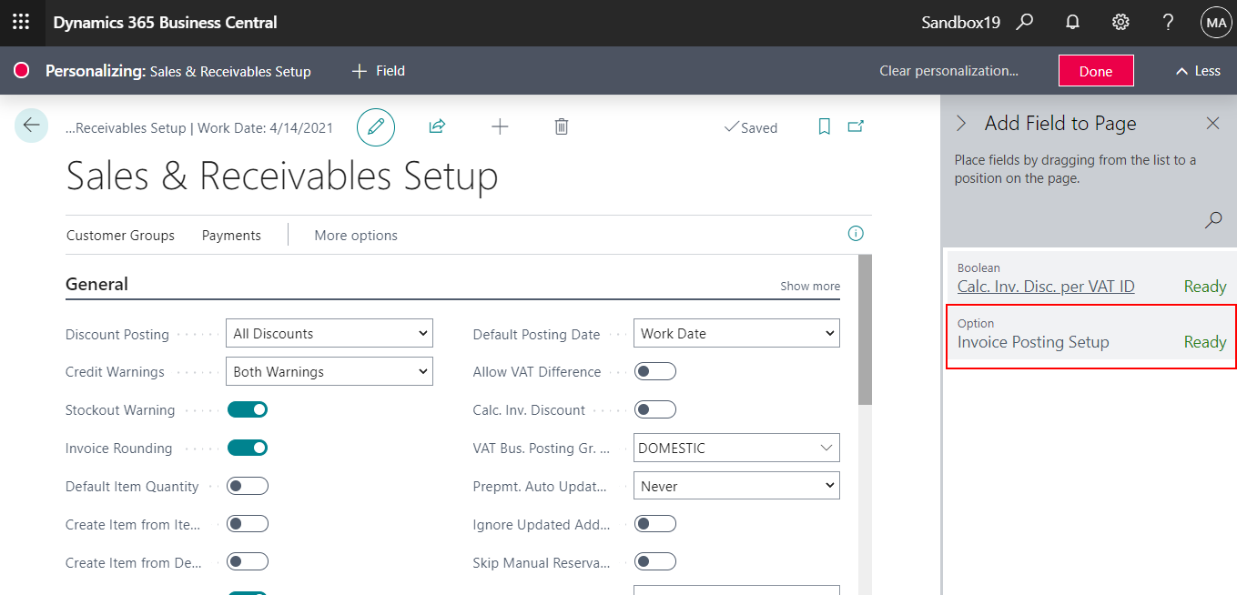 Business Central 2021 wave 2 (BC19) new features: Extend general ledger ...