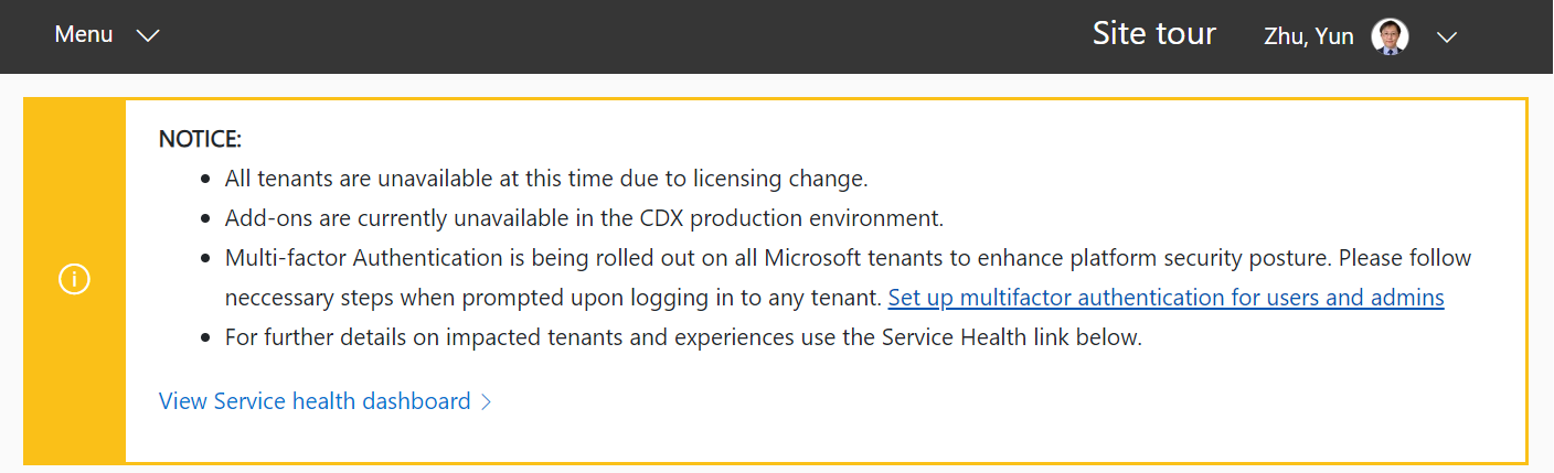Customer Digital Experiences (CDX): All tenants are unavailable at this time due to licensing change (How to create a new Business Central trial environment?)